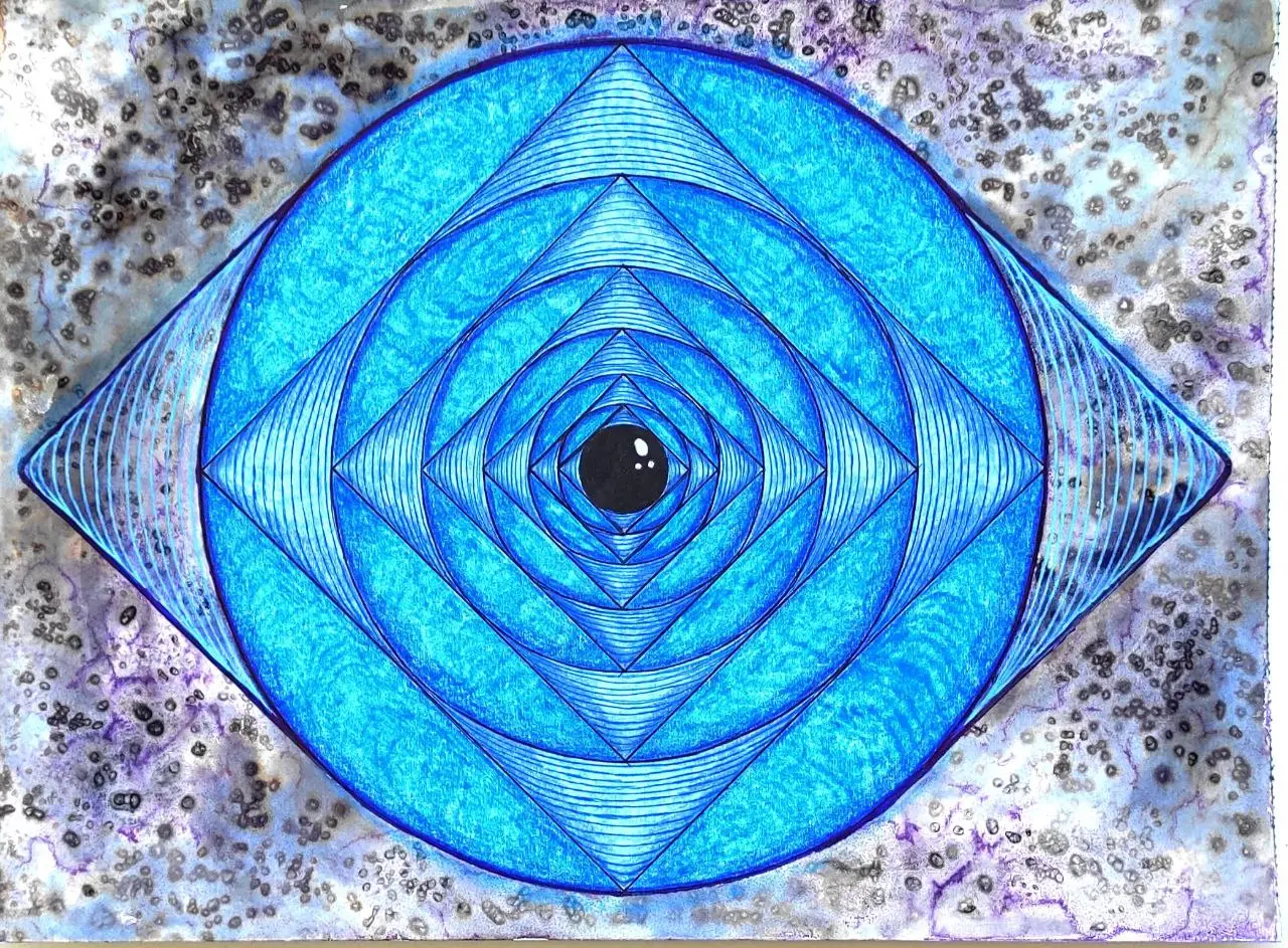 Mandala Viajero Estelar - Navegante de las estrellas y el cosmos